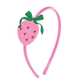 Strawberry Heart Patch Headband