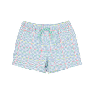 Tortola Trunks Piccadilly Plaid With Grace Bay Green