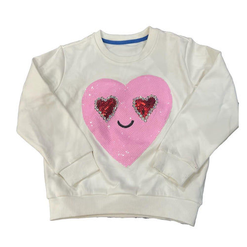 Heart Eyes Smiley Sweatshirt