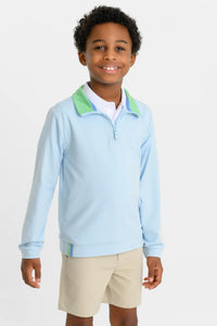 Prepletic Hayword Half Zip, Buckhead Blue