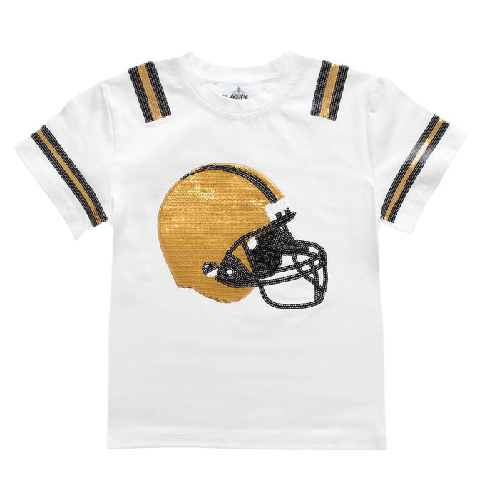 Black And Gold Helmet Shirt