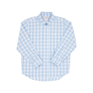 Dean's List Dress Shirt
Beale Street Blue Check With Worth Avenue White Stork