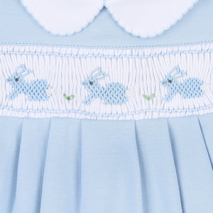 Blue Bunny Classics Smocked Collared Boy Bubble