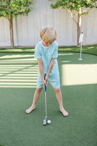 Charles Pajama Short Set Golf Putting Green