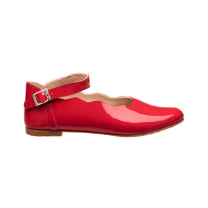 Ondina Flats Patent Red