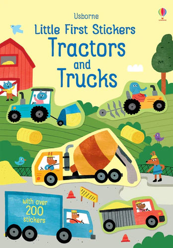 First Sticker Book Tractors and Trucks