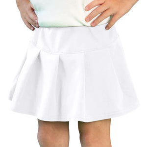 Tennis Skort in Solid White