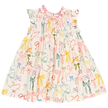 Girls Stevie Dress - Watercolor Bows