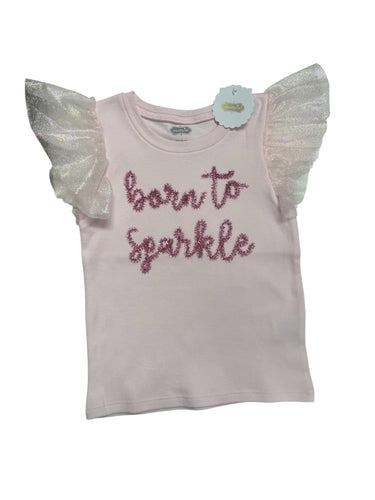 Born To Sparkle Girl Sparkle Tee