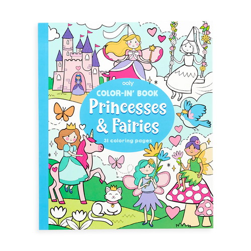 Princesses and Fairies Coloring Book