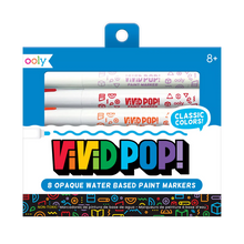 Vivid Pop! CLASSIC Water Based Paint Markers - Set of 8