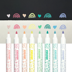 Vivid Pop! Water Based Paint Markers - Pastel - Set of 8