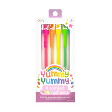 Yummy Yummy Scented Gel Pens - Neon - Set of 6