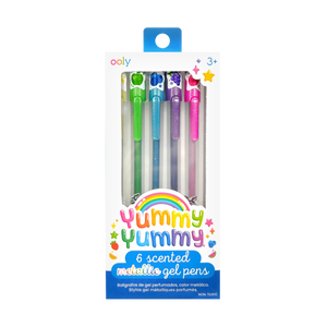 Yummy Yummy Scented Gel Pens - Metallic - Set of 6