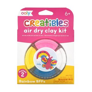 Creatibles Mini Air Dry Clay Kit - Rainbow BFFs