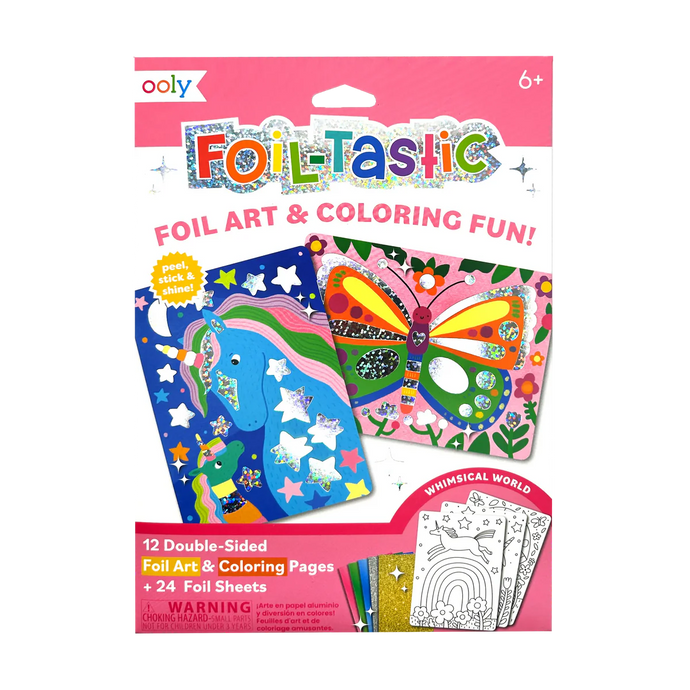 Foil-tastic Foil Art & Coloring Set - Whimsical World