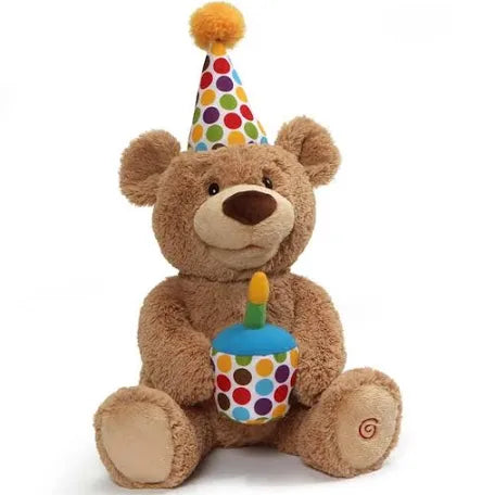 Animated Happy Birthday Teddy, 12 in