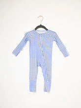 Sleep Romper - French Blue Gingham