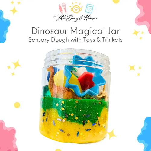 Large Magical Jars, Dinosaur Dough