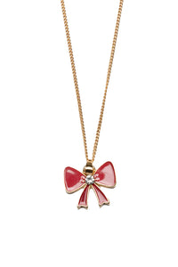 Holiday Bow Necklace