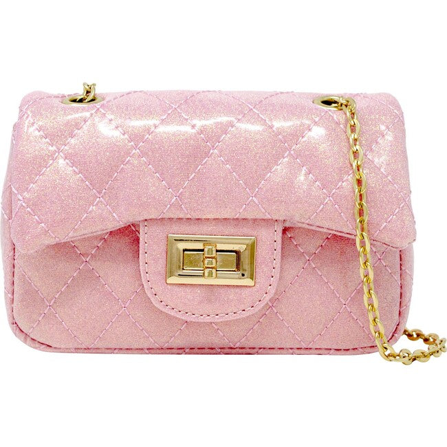 Classic Sparkle Mini Bag Purse, Pink