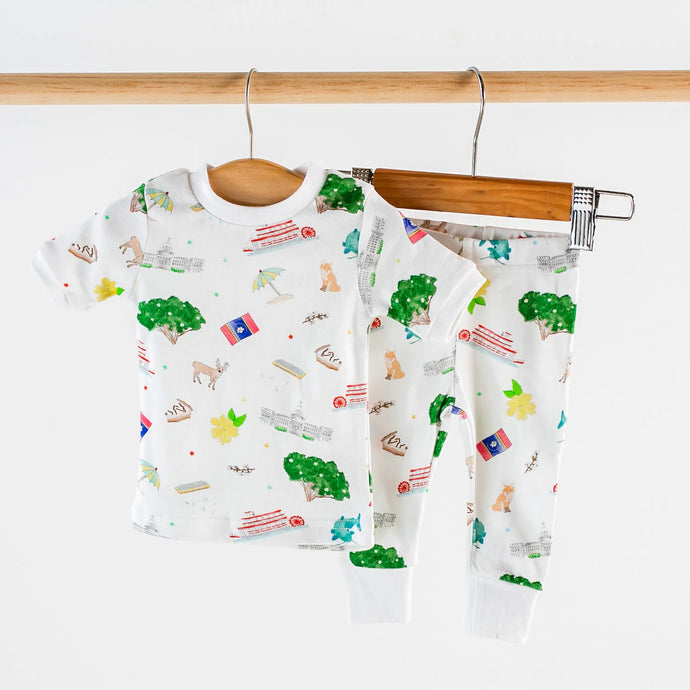 Mississippi Child Cotton Pajama Set