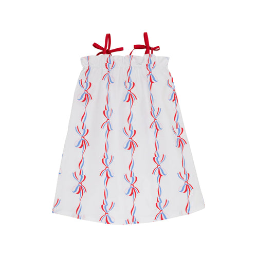 Laineys Little Dress, America's Birthday Bows/Richmond Red
