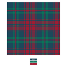 Peacock Plaid Zipper Footie