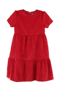 Red Corduroy Dress