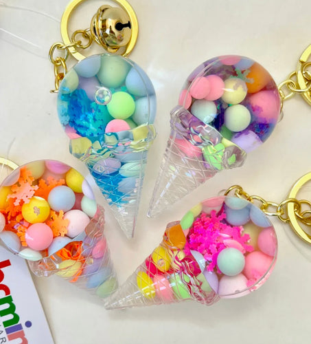 Ball Ice Cream Floaty Key Charm