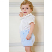 Charming Blue Velvet Boy Set