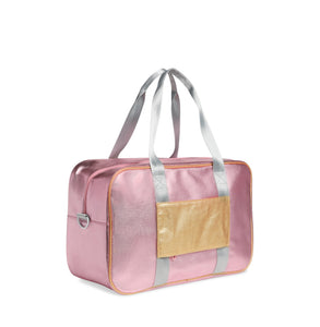 Rockaway Duffle Metallic Pink/Silver