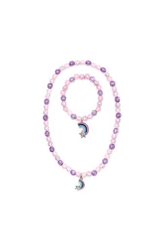 Rainbow Necklace & Bracelet Set