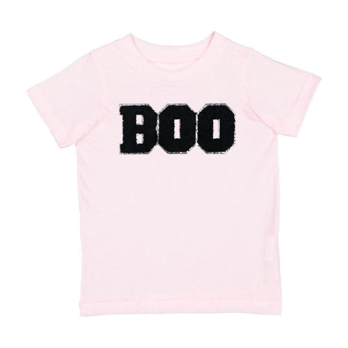 Boo Patch Halloween Short Sleeve T-Shirt