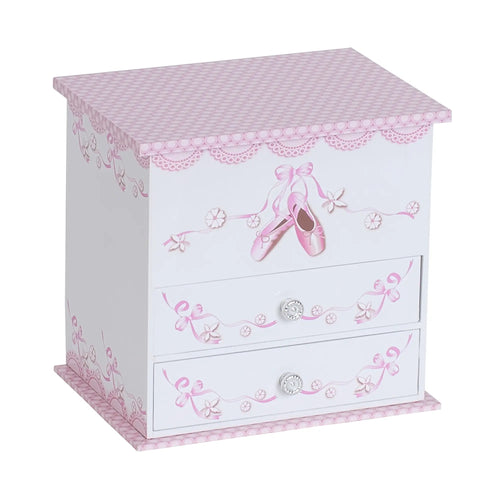 Angel Girls Ballerina Music Jewelry Box