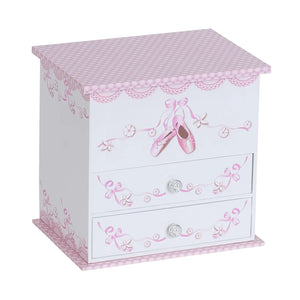 Angel Girls Ballerina Music Jewelry Box