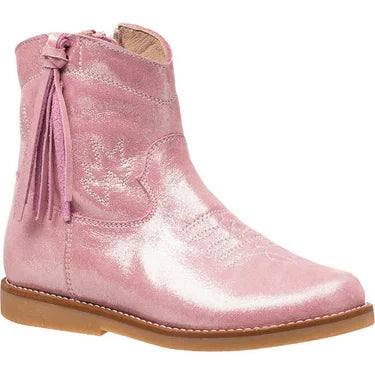 Hannah Suede Boot Metallic Pink