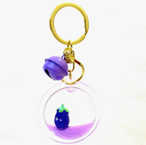 Purple Floaty Key Charm
