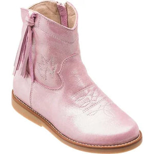 Hannah Suede Boot Metallic Pink