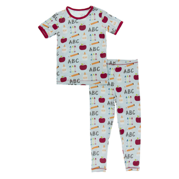 Spring Sky First Day of School Pajama Set