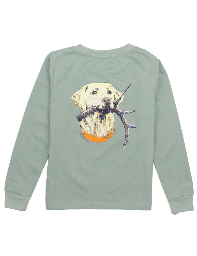 Antler Lab LS T-Shirt Sage