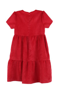 Red Corduroy Dress