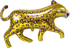 37" Cheetah Gold Balloon