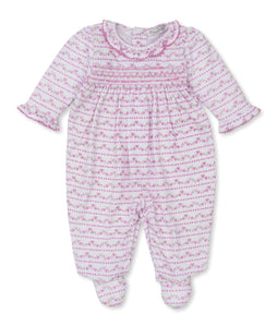 Blossoms Smocked Footie