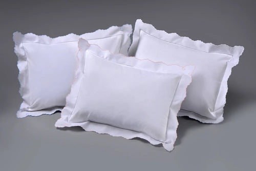 Rosepointe Scallop Pillow Sham & Pillow Insert