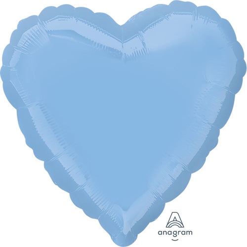 Heart balloon in Pastel Blue