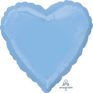 Heart balloon in Pastel Blue