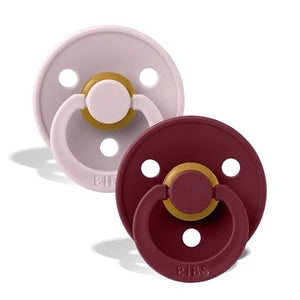 BIBS Pacifier 2 PK Pink Plum/Elderberry