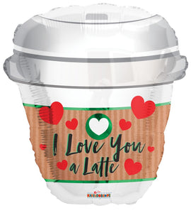 18" I Love You Coffee Cup