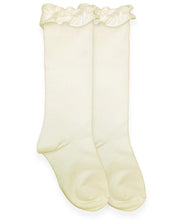 Ruffle knee high sock 1658